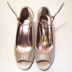 Crackled Silver Pumps by Chinese Laundry